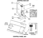 Carrier 50XZ024300 control box ass/control panel assy diagram