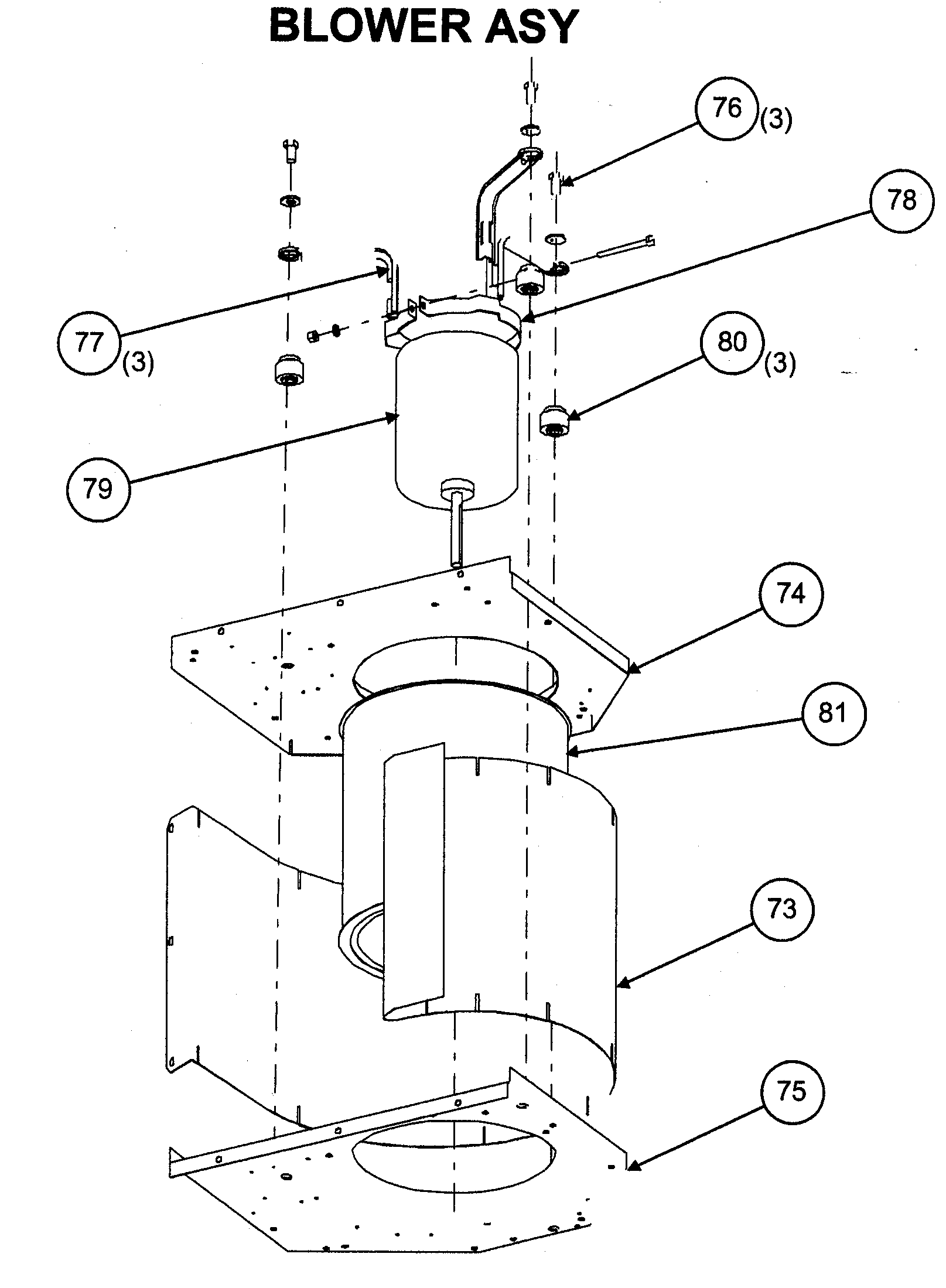 Blower assy