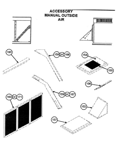 Accessory manual outside air