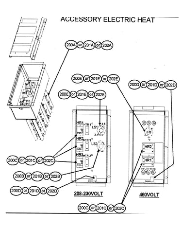 Accessory electric heat