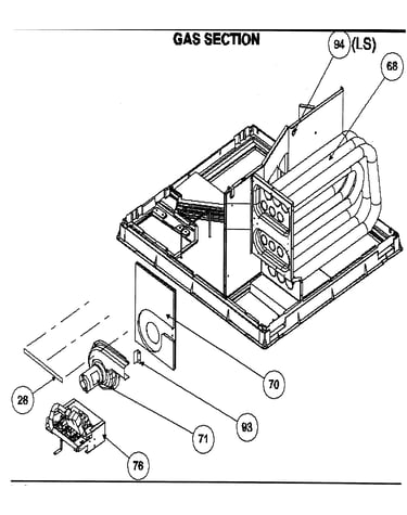 Gas section