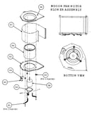 Indoor fan motor/blower assy