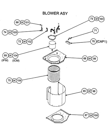 Blower assy