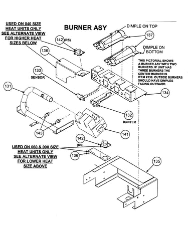 Burner assy