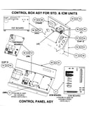 Control box assy/control panel assy