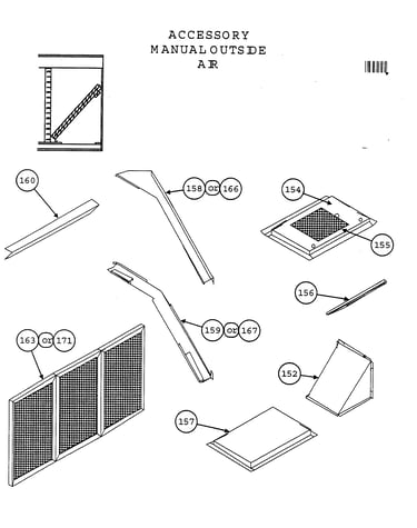 Accessory manual outside air