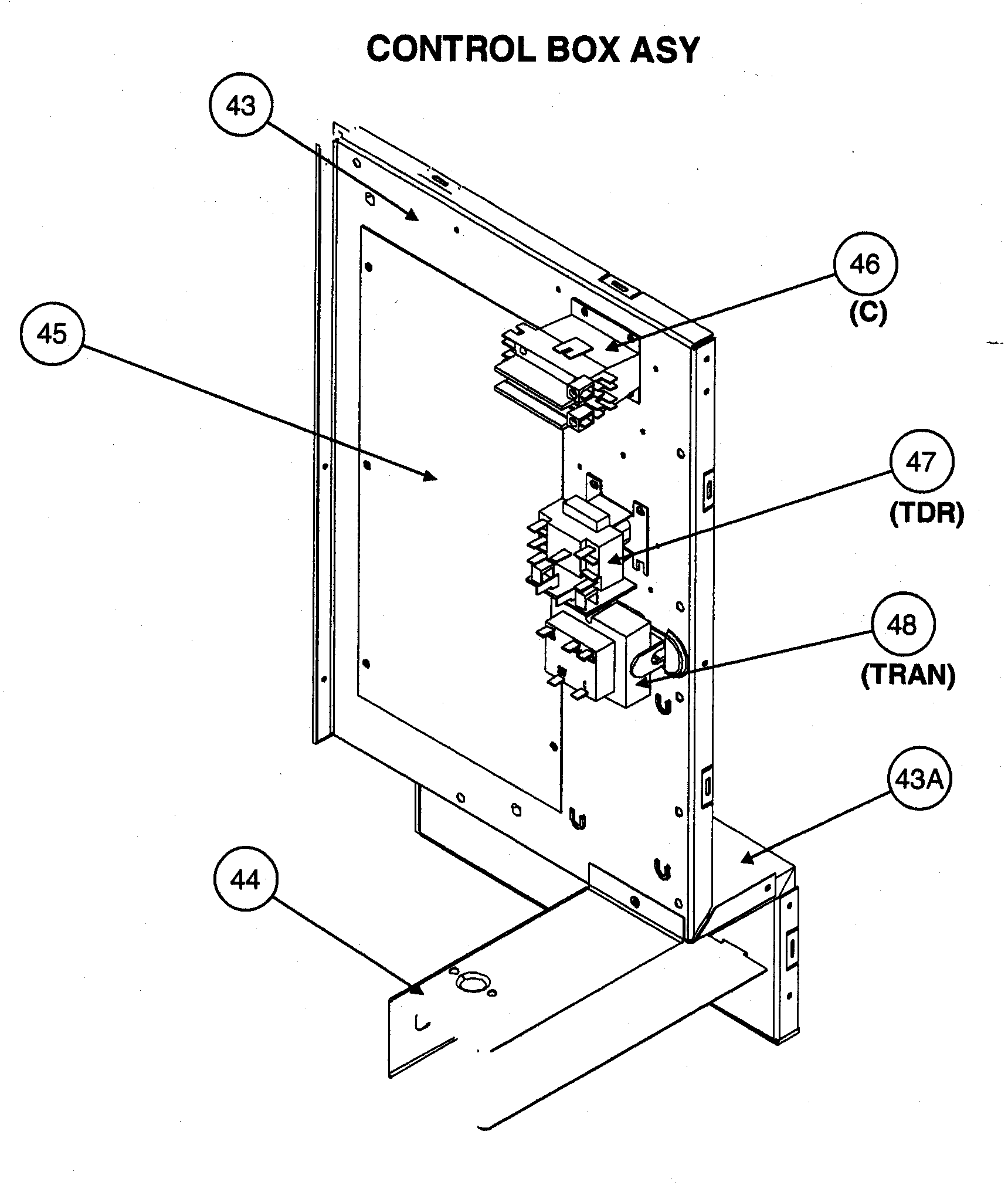 Control box assy