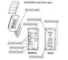 Carrier 50GS060300 accessory electric heat diagram