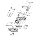 Samsung SCD351 front assy diagram