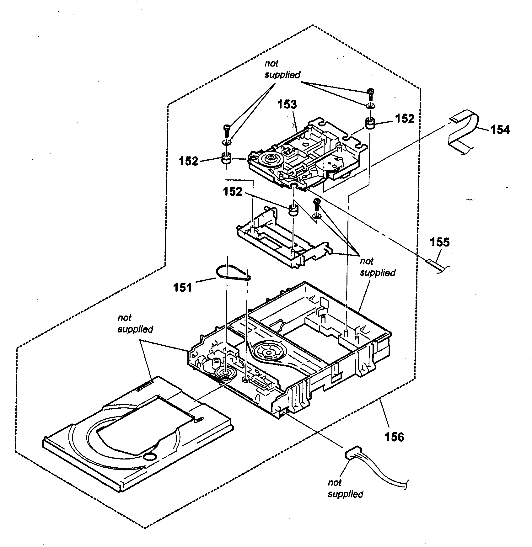 Dvd mechanism deck
