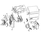 JVC MX-GC5 cabinet parts diagram