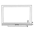 Mitsubishi WD-62527 cabinet parts diagram