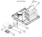 Carrier 48GP060090310 gas section diagram