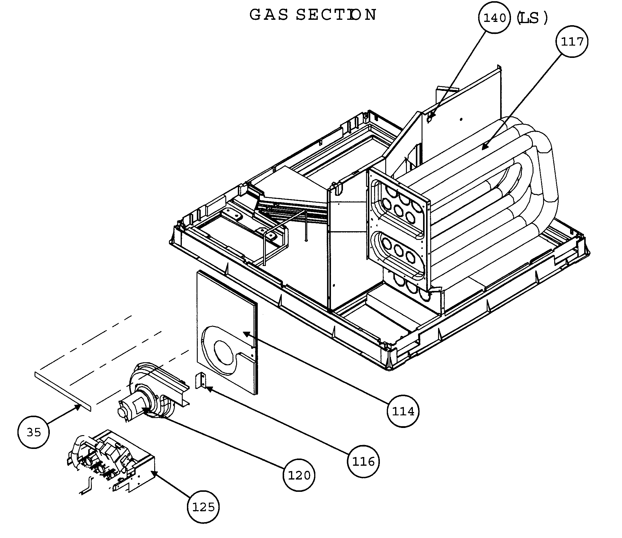 Gas section