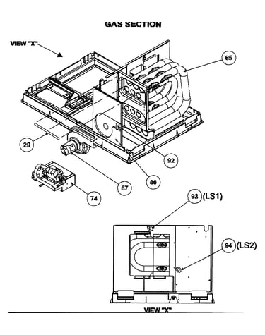 Gas section