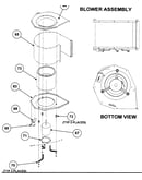 Indoor fan motor/ blower assy