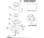 Payne PH2PNB060000AA indoor fan motor/blower assy/bottom view diagram