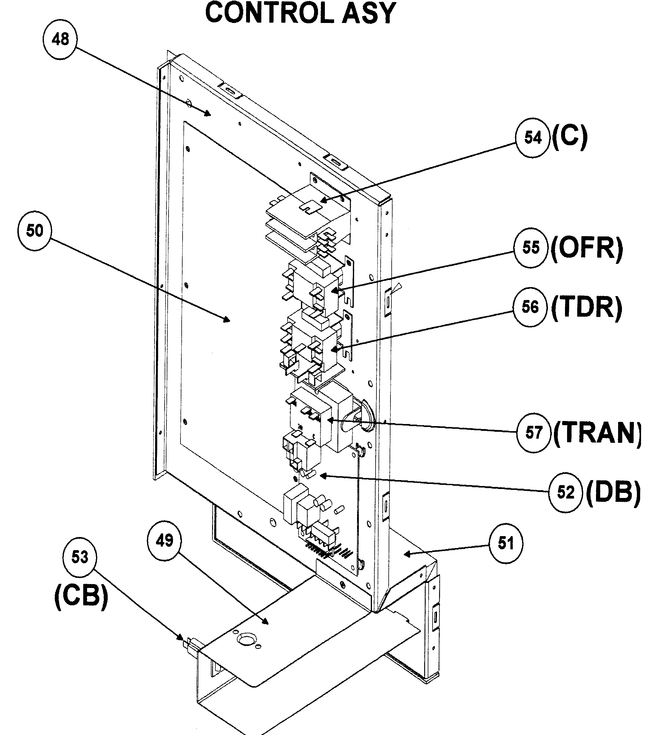Control box assy