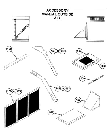 Accessory manual outside air