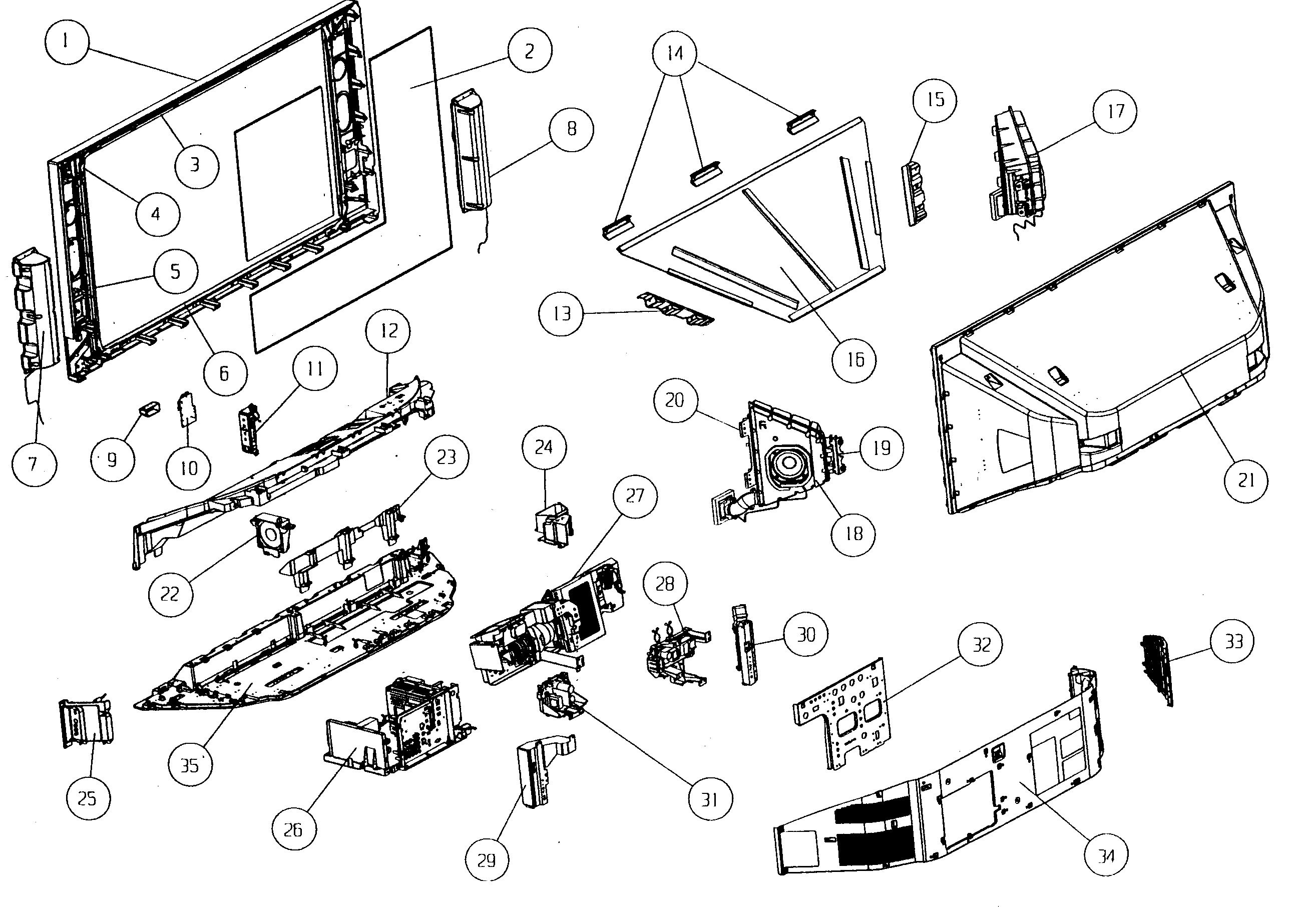 Cabinet parts
