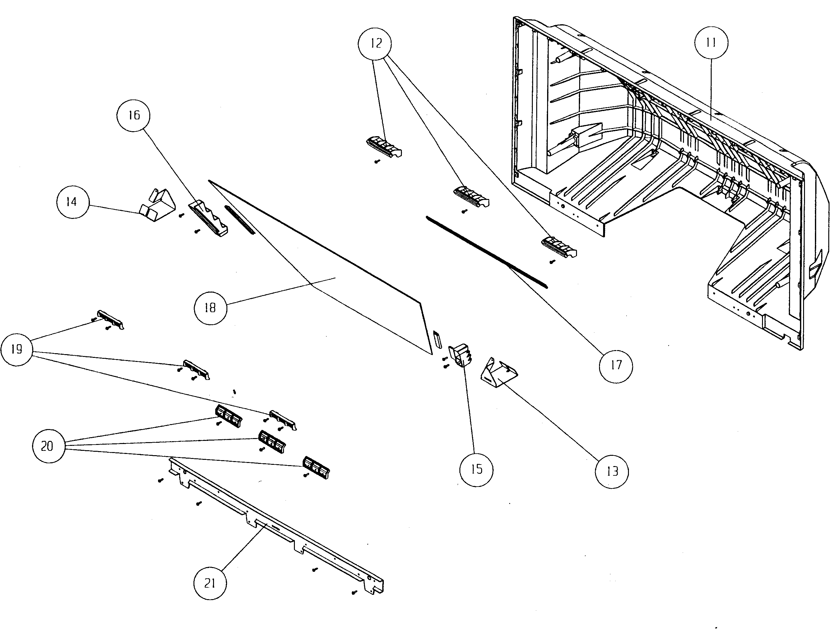 Cabinet parts 1