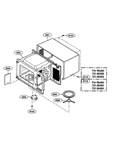 Oven cavity parts