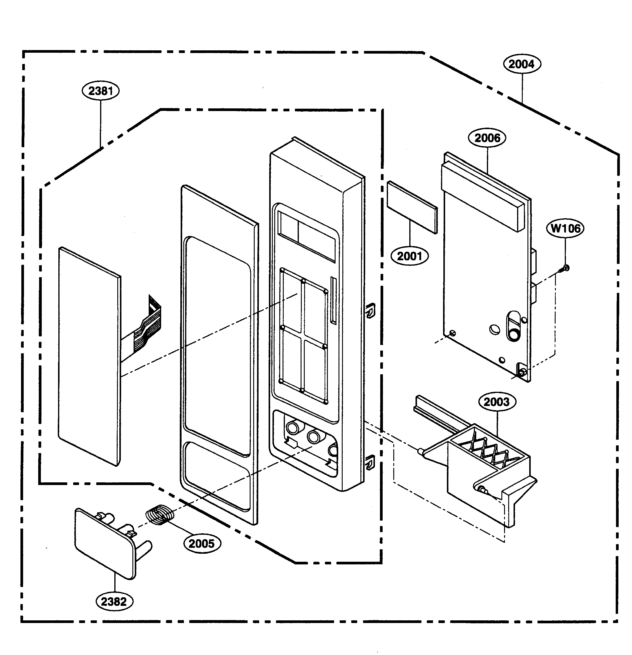 Control panel parts