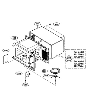 Oven cavity parts