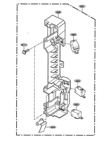 Latch board parts