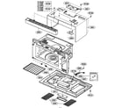 Kenmore 72180602500 oven cavity parts diagram
