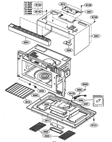 Oven cavity parts