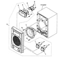Sony SS-GNX100 cabinet parts diagram