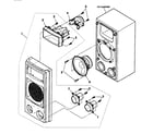 Sony SS-RSX80 cabinet parts diagram