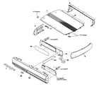 Sony HCD-X1 cabinet parts diagram