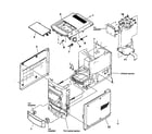 Sony CMT-HPZ9 cabinet parts diagram
