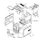 Sony HCD-HPZ9 cabinet parts diagram