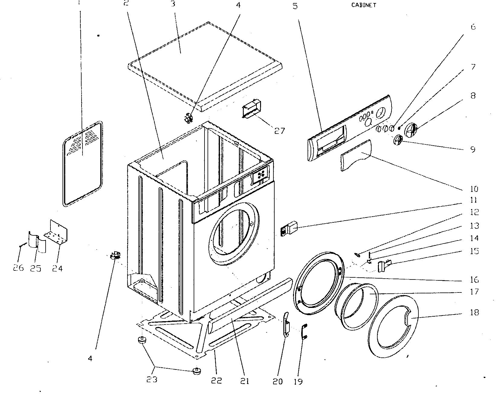 CABINET PARTS