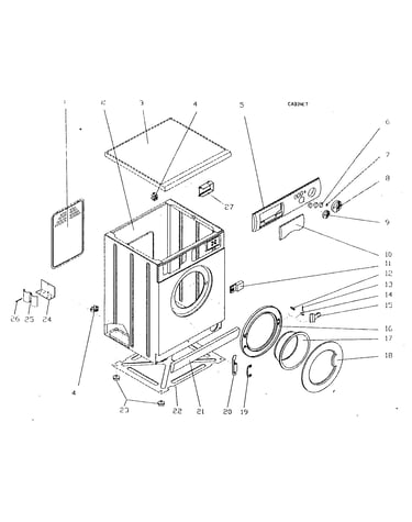 Cabinet parts