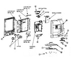 Panasonic TC-23LE50 cabinet parts diagram