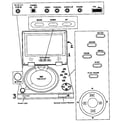 Protron PDV-288 cabinet parts diagram
