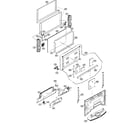 LG 42PX4D cabinet parts diagram