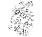 Hitachi DZ-GX20A cabinet parts diagram