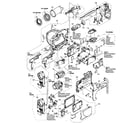 Hitachi DZ-MV780A cabinet parts diagram