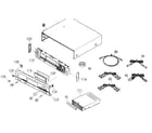 Yamaha CDR-HD1500 cabinet parts diagram