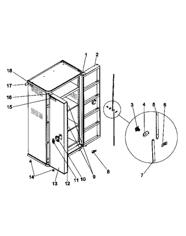 Cabinet locker