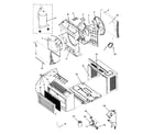 Haier ACA055F cabinet parts diagram