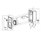 Panasonic SB-FS731P cabinet parts diagram