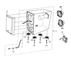 Panasonic SB-WA830PP cabinet parts diagram