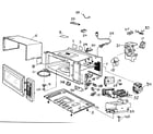 Panasonic NN-T994SF cabinet parts diagram