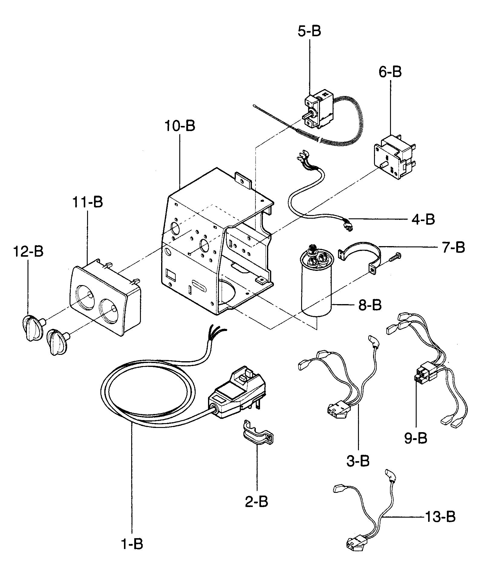 Control box assy